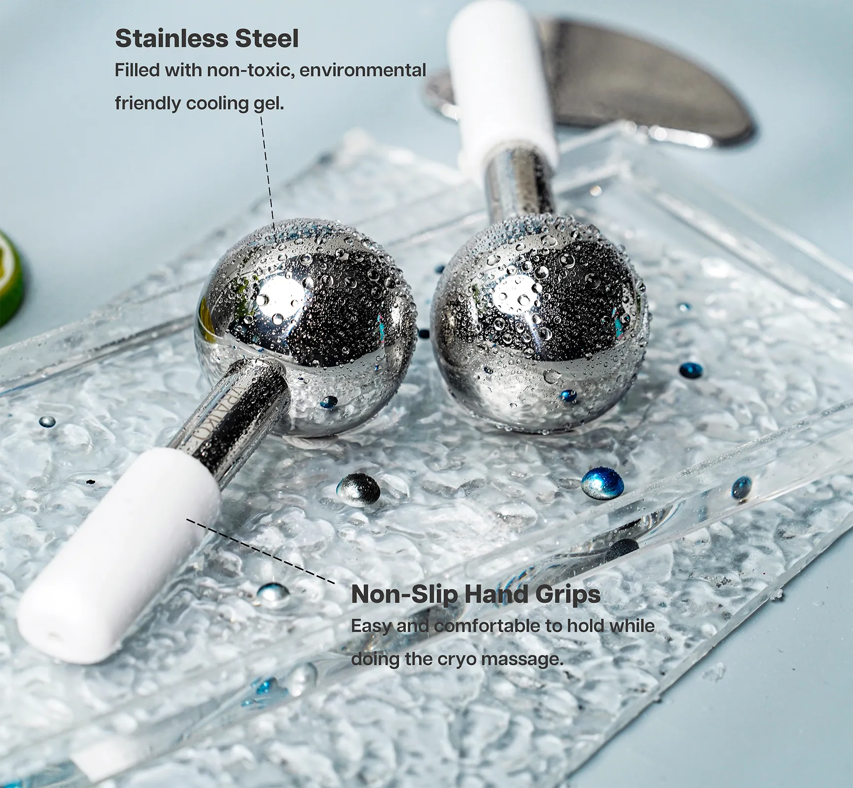 Ice Globes & Gua Sha Set