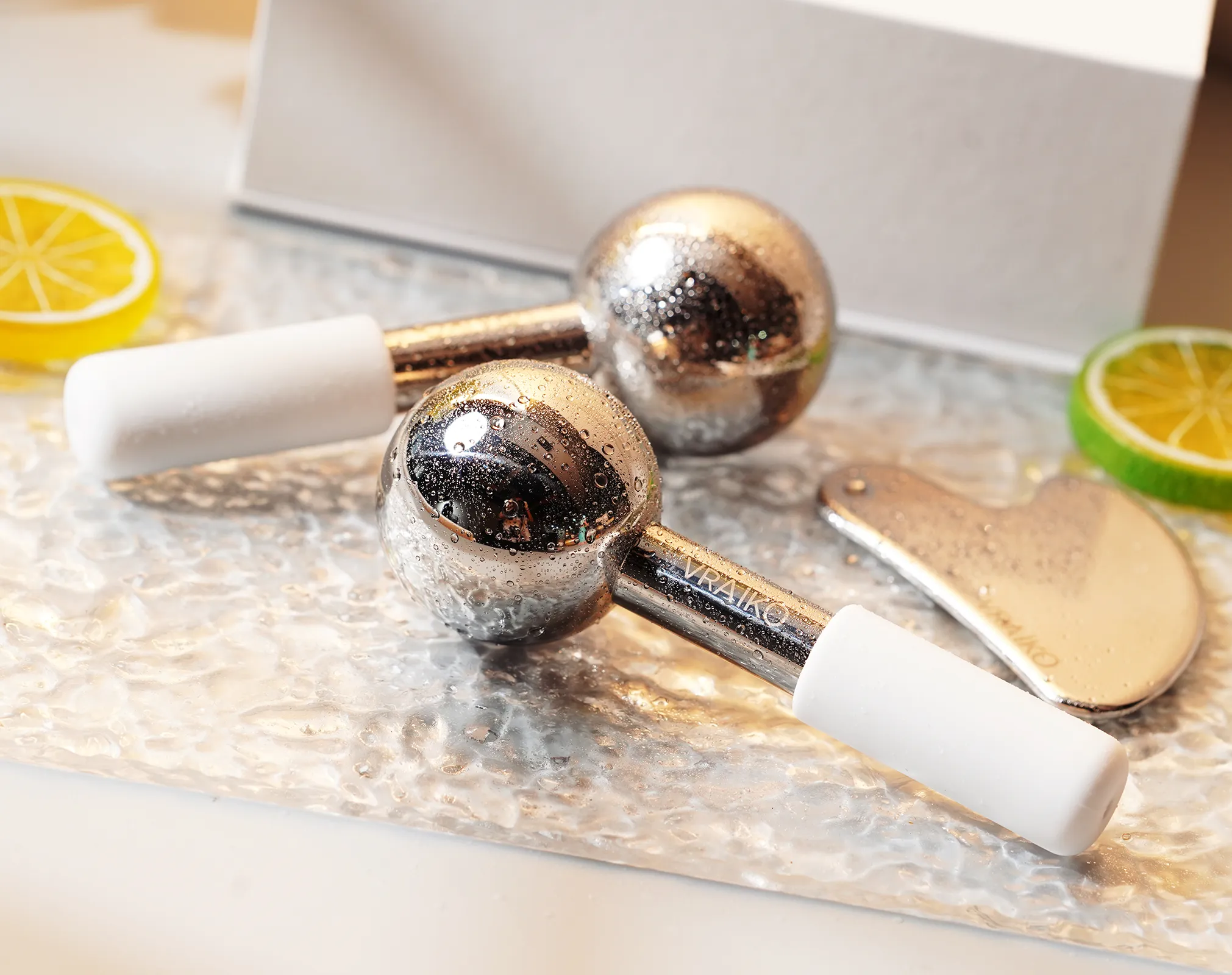 Ice Globes & Gua Sha Set