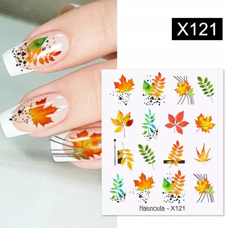 Ink Blooming Marble Nail Decals for Elegant Summer Art