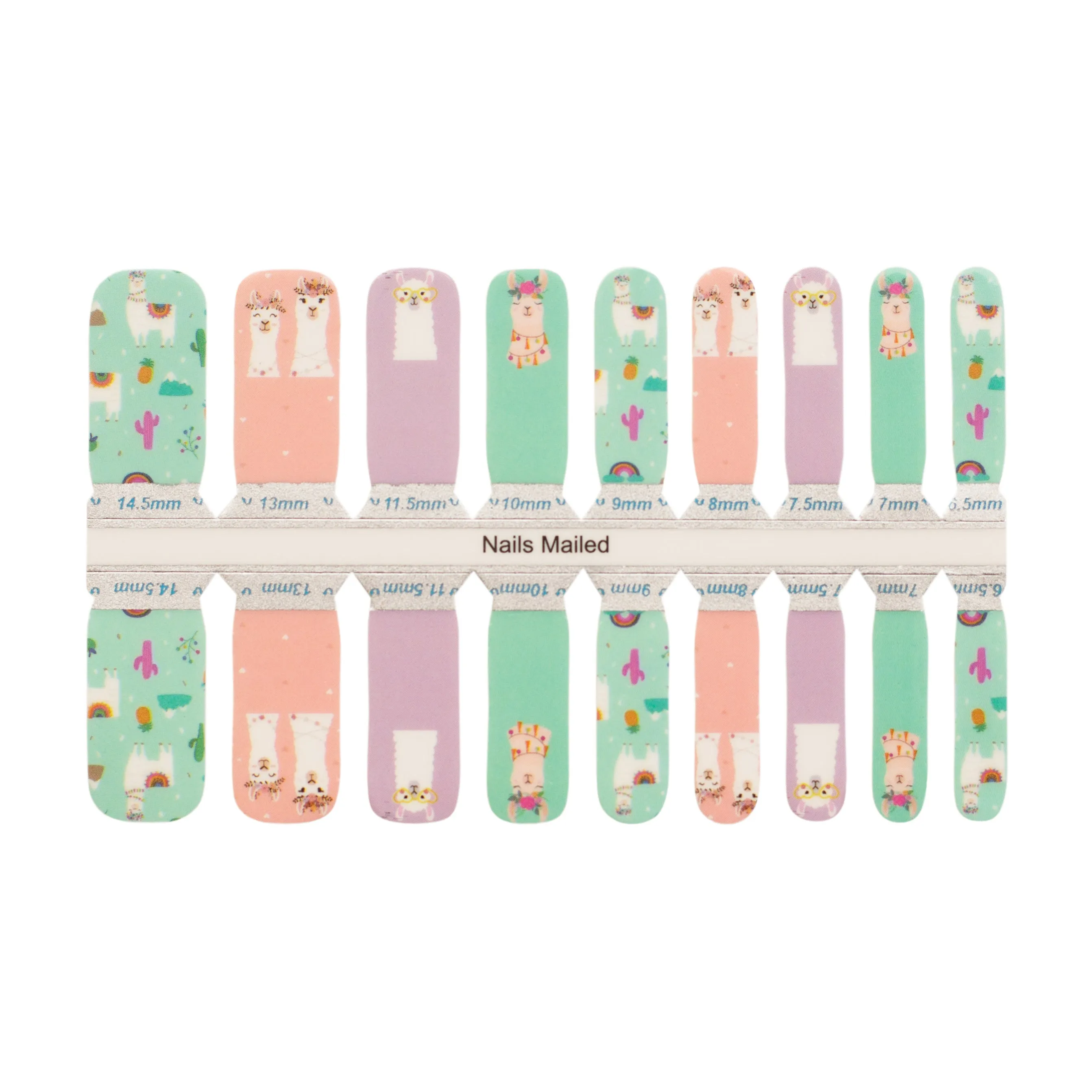 Llamas - Kids Nails