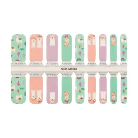 Llamas - Kids Nails