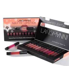 Long-Lasting Matte Velvet Lipstick Set