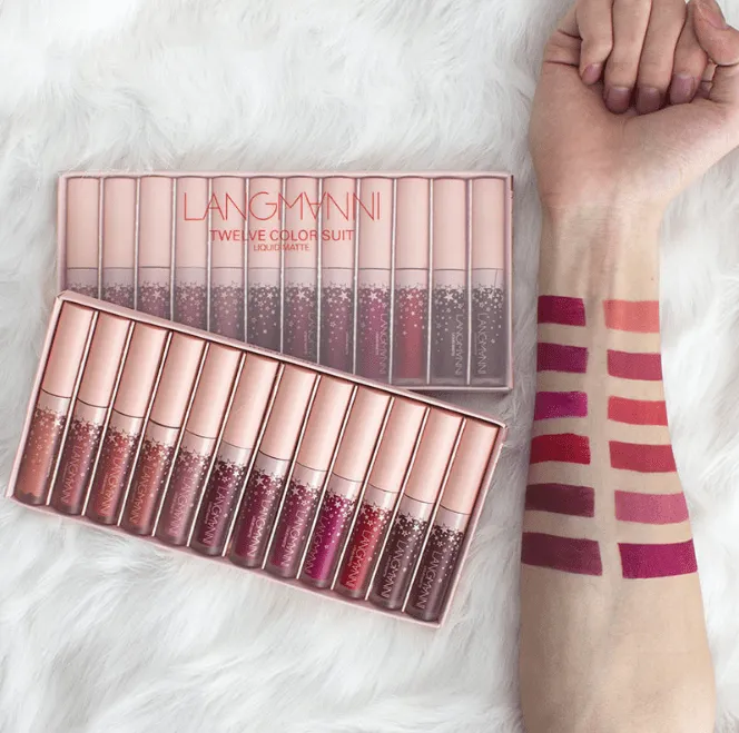 Long-Lasting Matte Velvet Lipstick Set