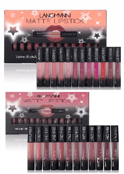 Long-Lasting Matte Velvet Lipstick Set