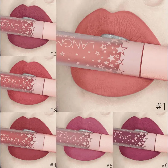 Long-Lasting Matte Velvet Lipstick Set