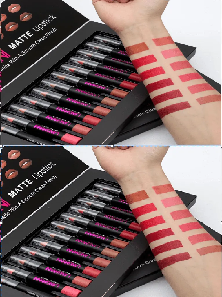 Long-Lasting Matte Velvet Lipstick Set