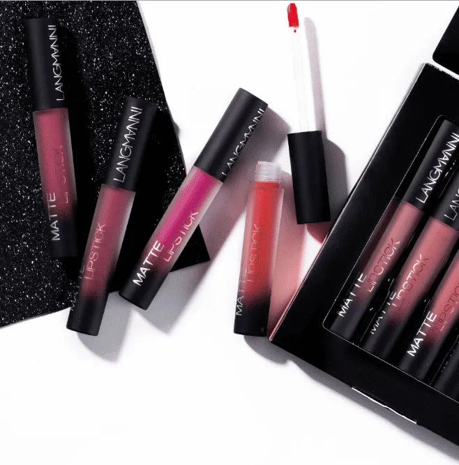 Long-Lasting Matte Velvet Lipstick Set