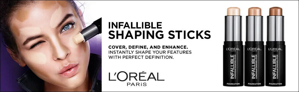 L'Oreal Paris Makeup Infallible Longwear Shaping Stick Foundation,