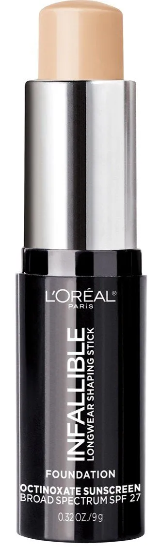 L'Oreal Paris Makeup Infallible Longwear Shaping Stick Foundation,