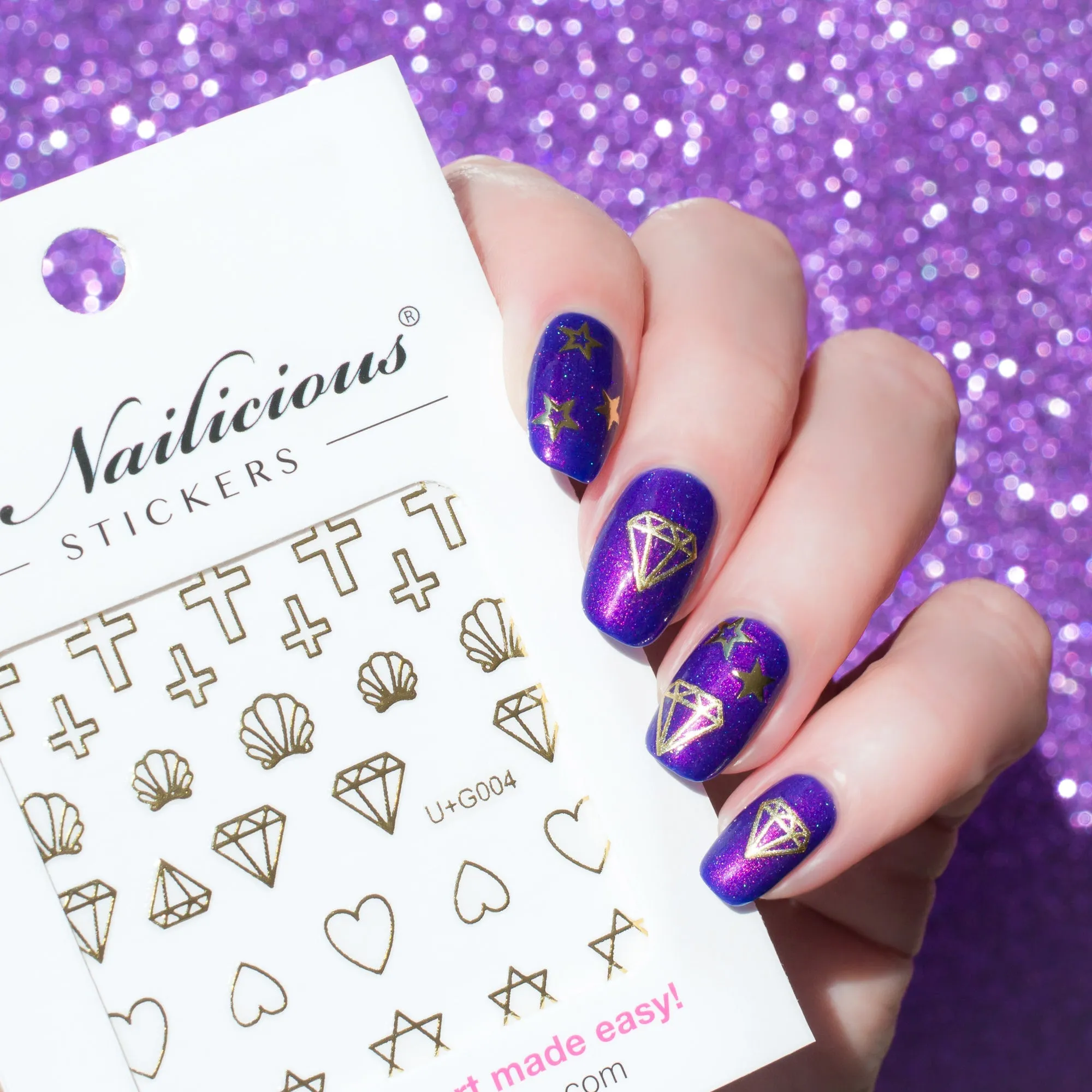 Love and Peace Nail Stickers - ONLY 3 LEFT!