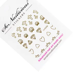 Love and Peace Nail Stickers - ONLY 3 LEFT!