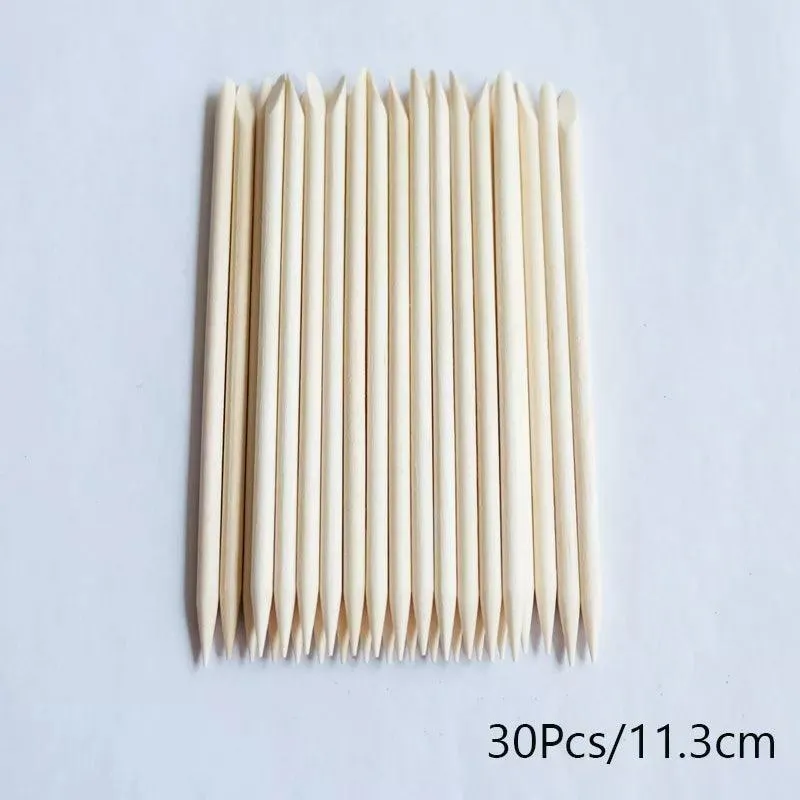Lurayee Nail Art Wood Sticks: Professional Nail Care Set