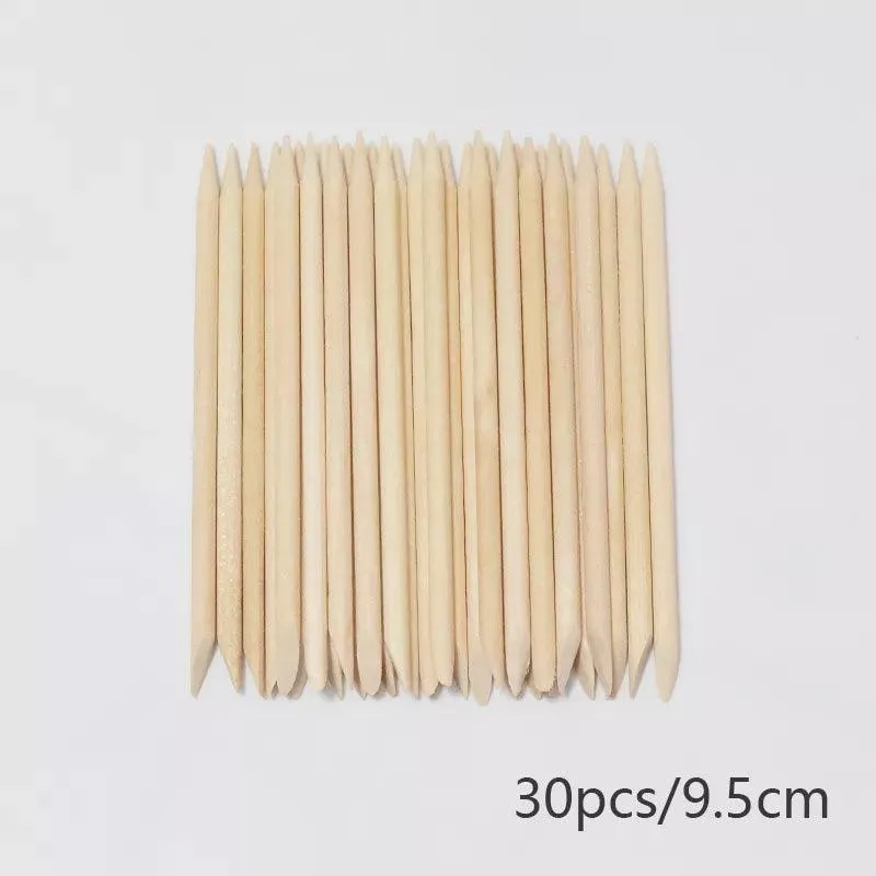 Lurayee Nail Art Wood Sticks: Professional Nail Care Set