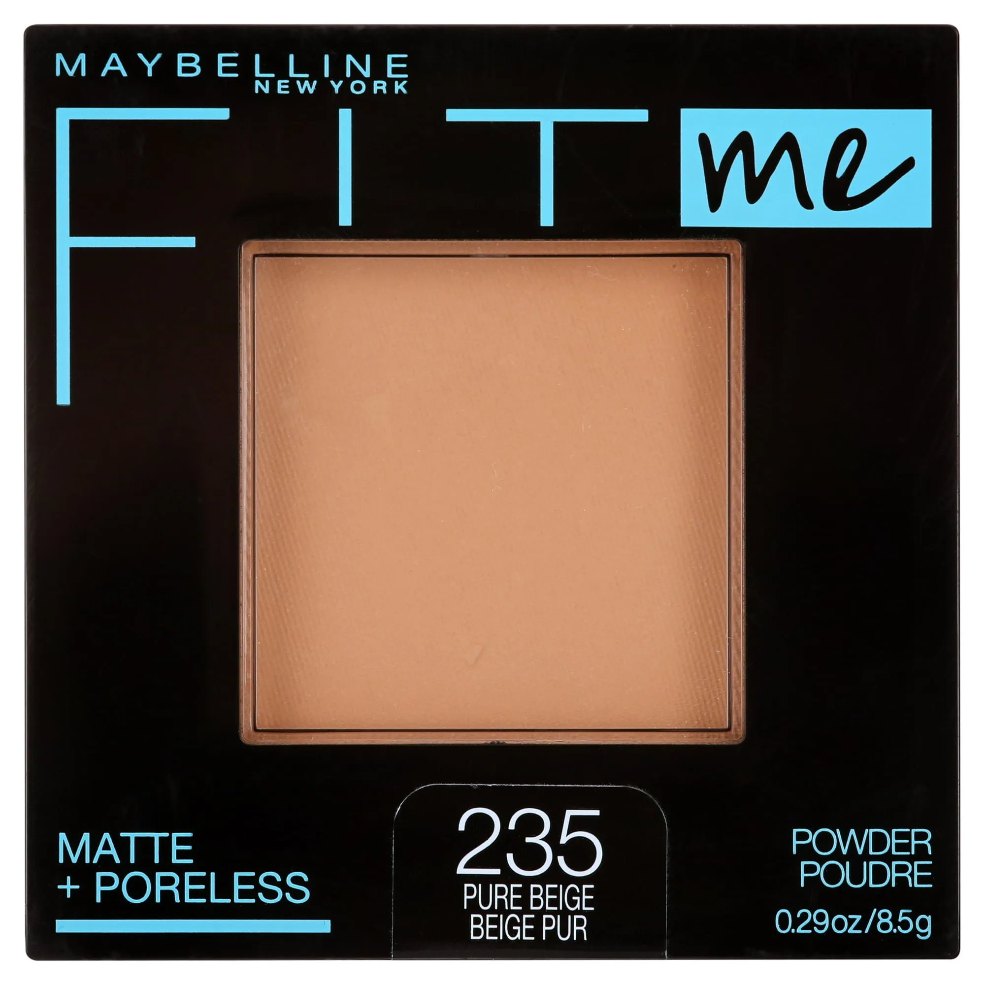 Maybelline Fit Me Matte   Poreless Pressed Face Powder 235 Pure Beige
