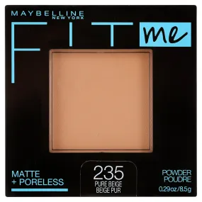 Maybelline Fit Me Matte   Poreless Pressed Face Powder 235 Pure Beige