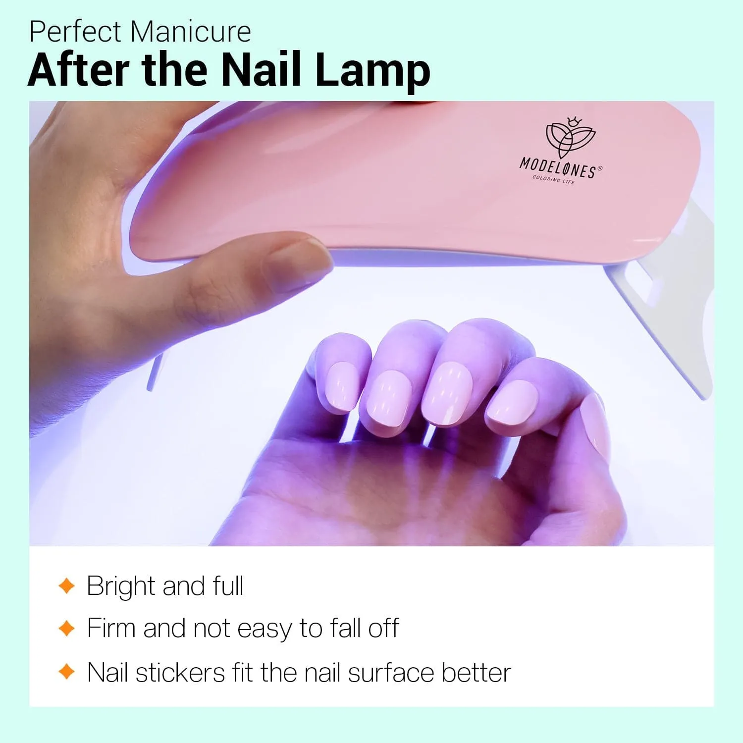 Mint Blue - Semi-Cured Gel Nail Strips