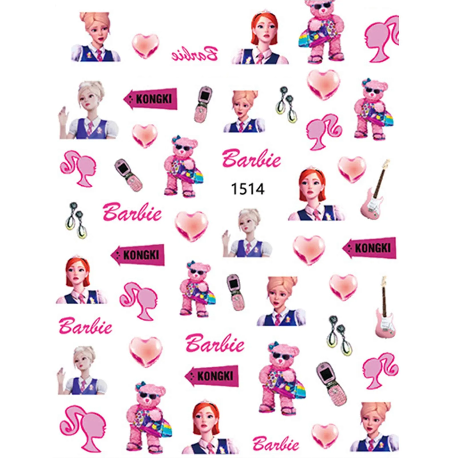 Nail Stickers-Barbie