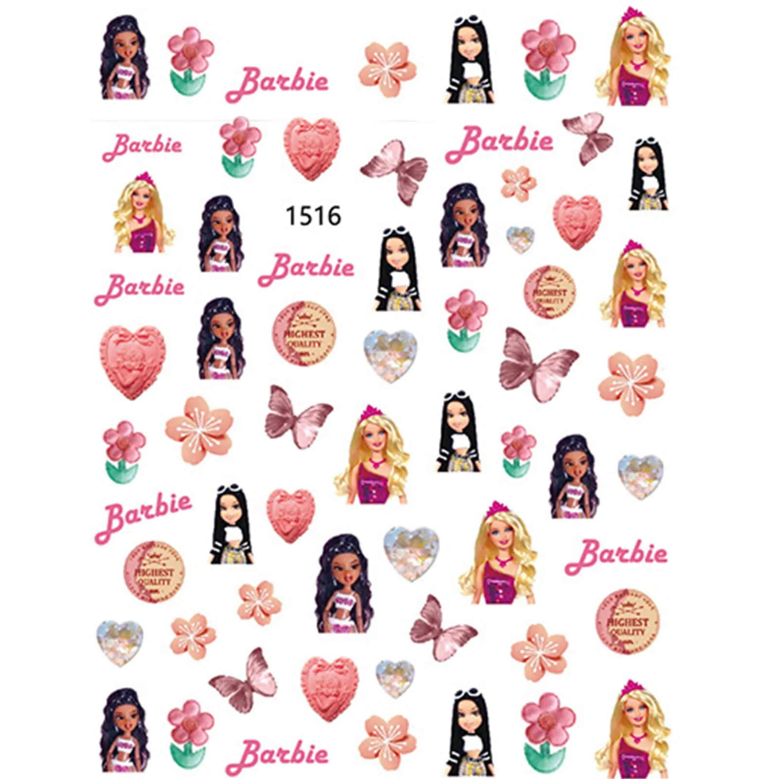 Nail Stickers-Barbie