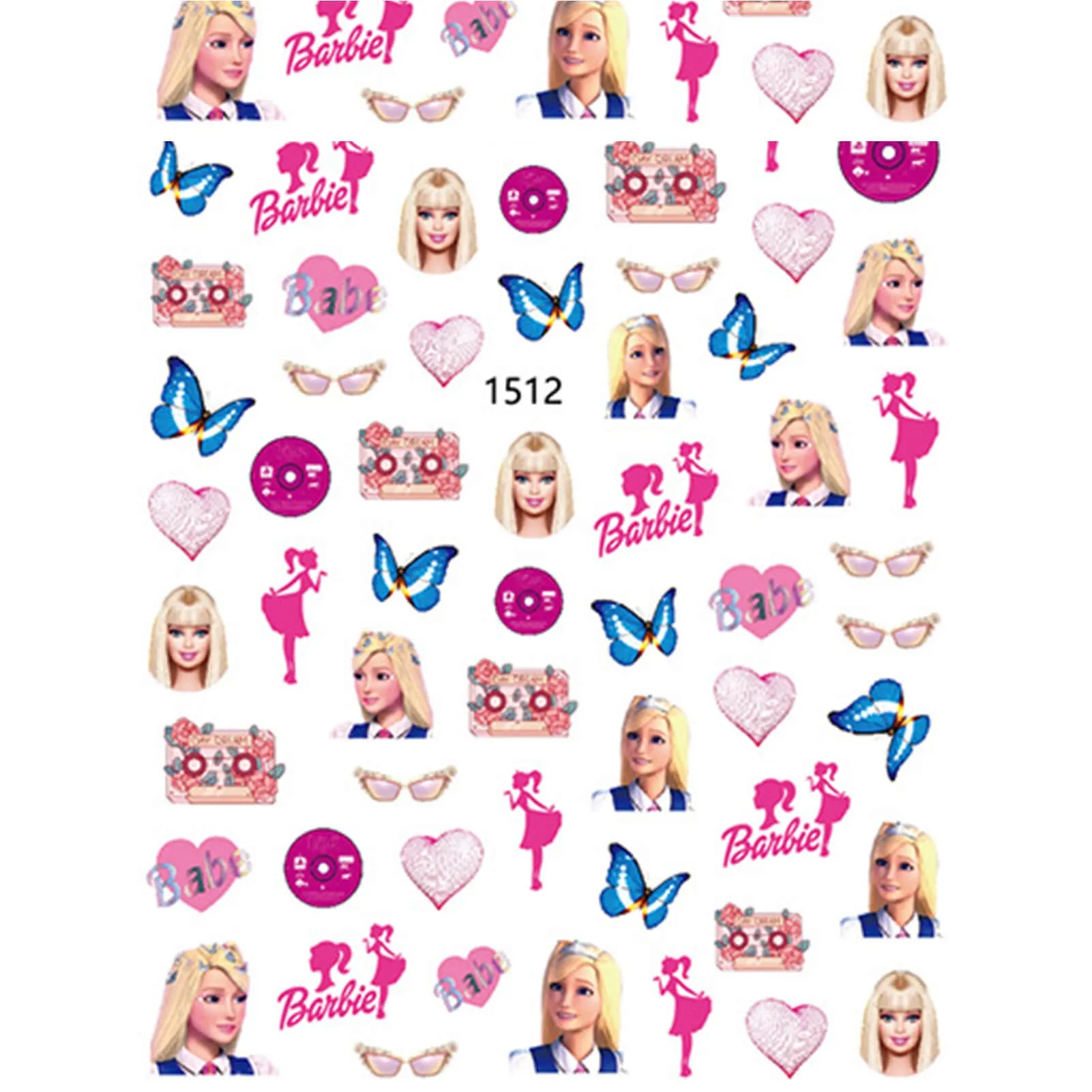 Nail Stickers-Barbie