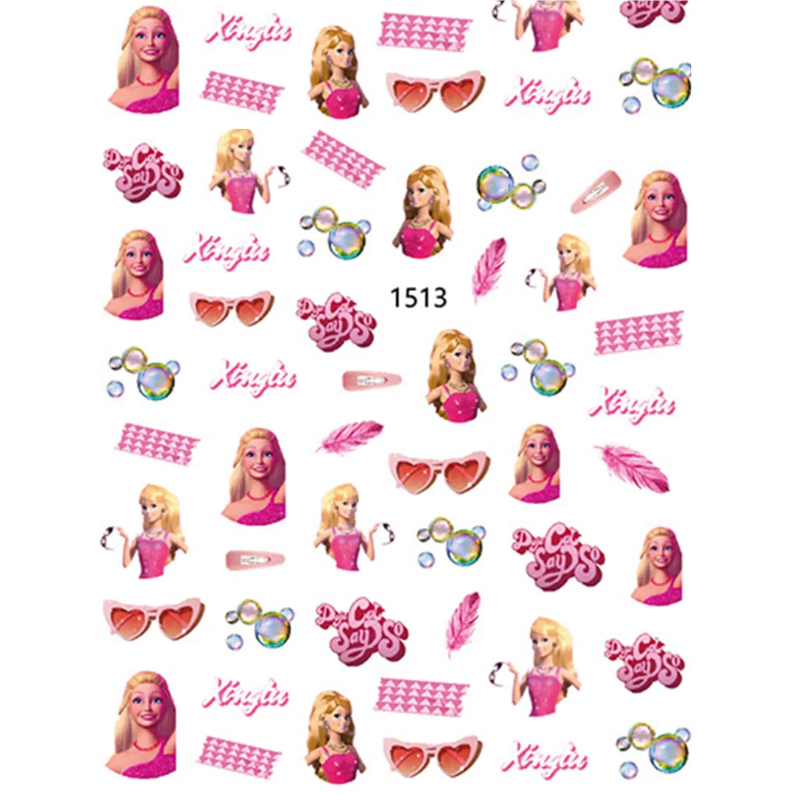 Nail Stickers-Barbie