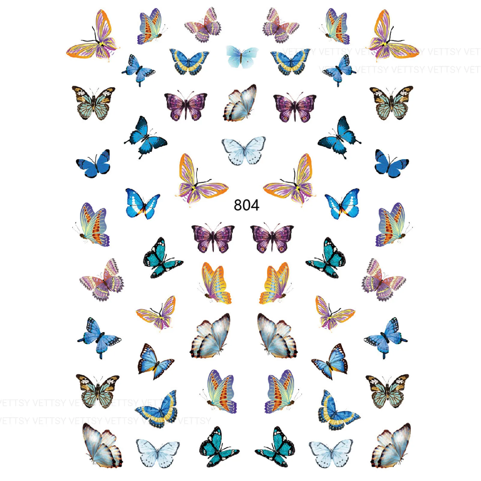 Nail Stickers-Butterfly
