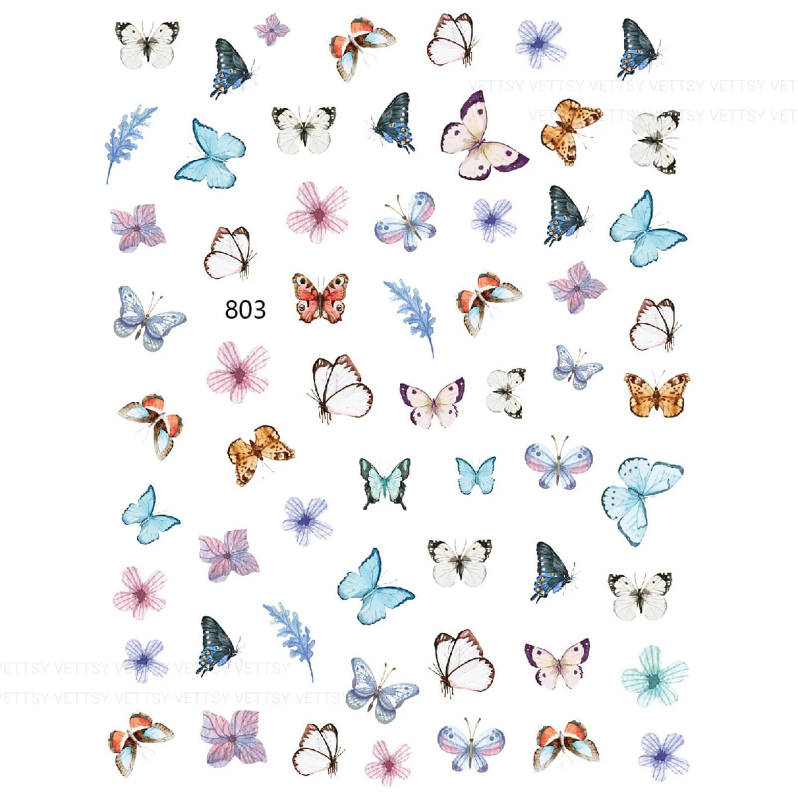 Nail Stickers-Butterfly
