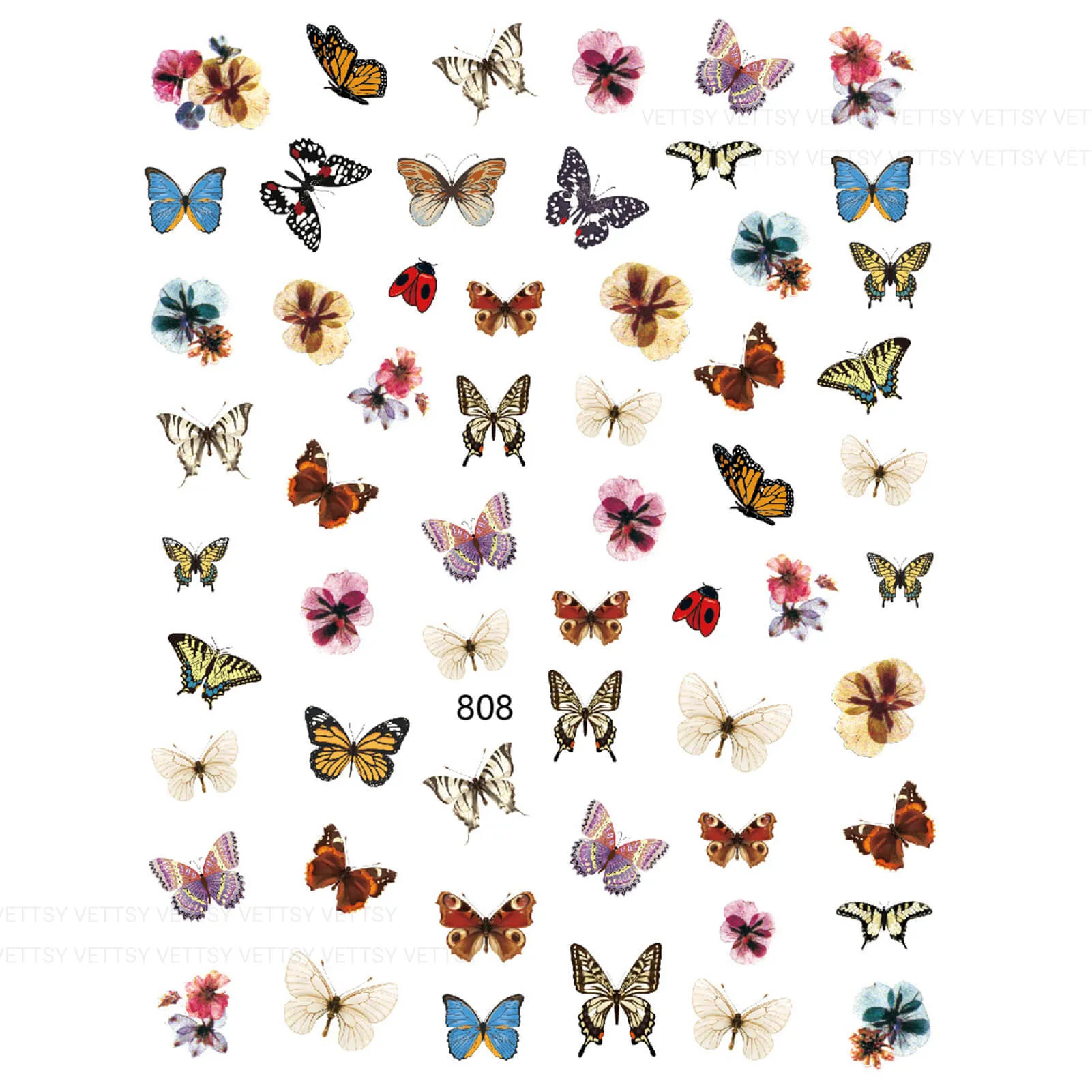 Nail Stickers-Butterfly