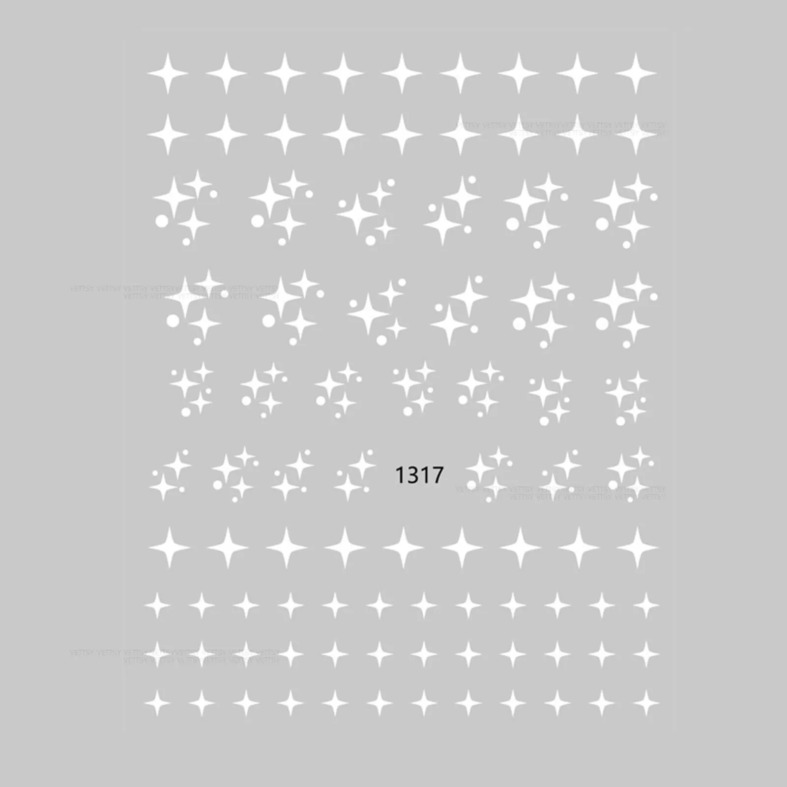 Nail Stickers-Cloud