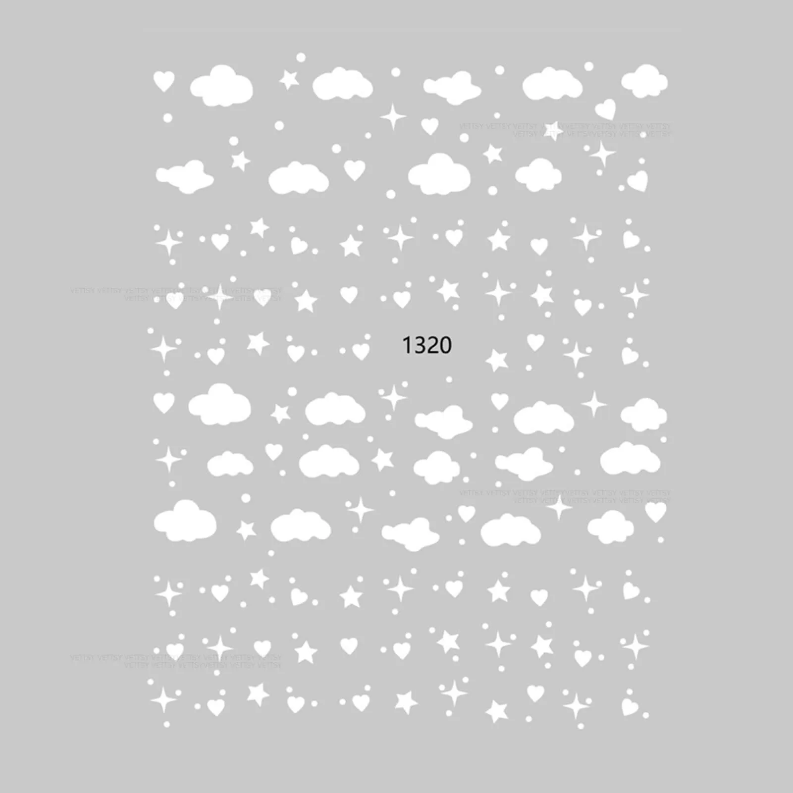 Nail Stickers-Cloud