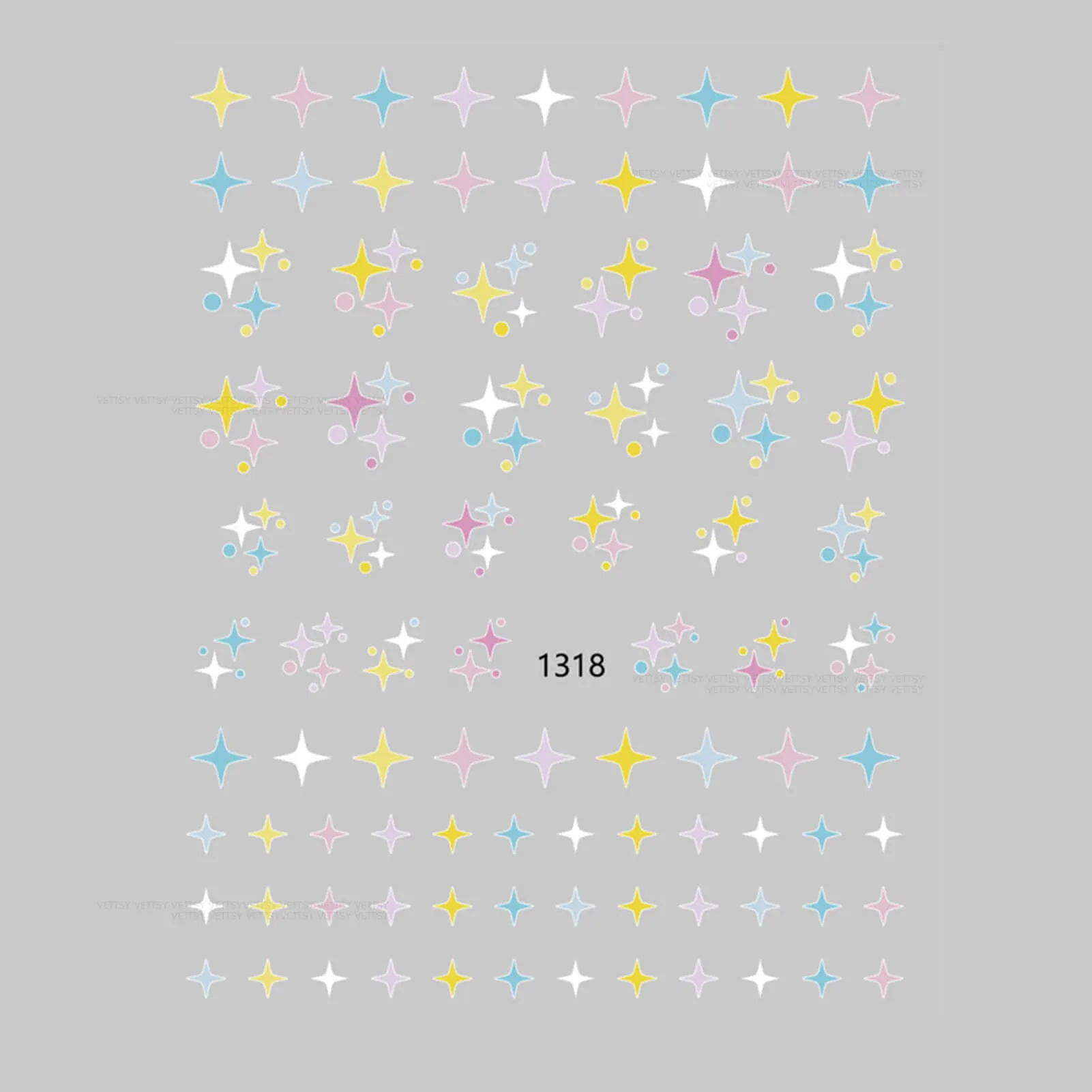 Nail Stickers-Cloud