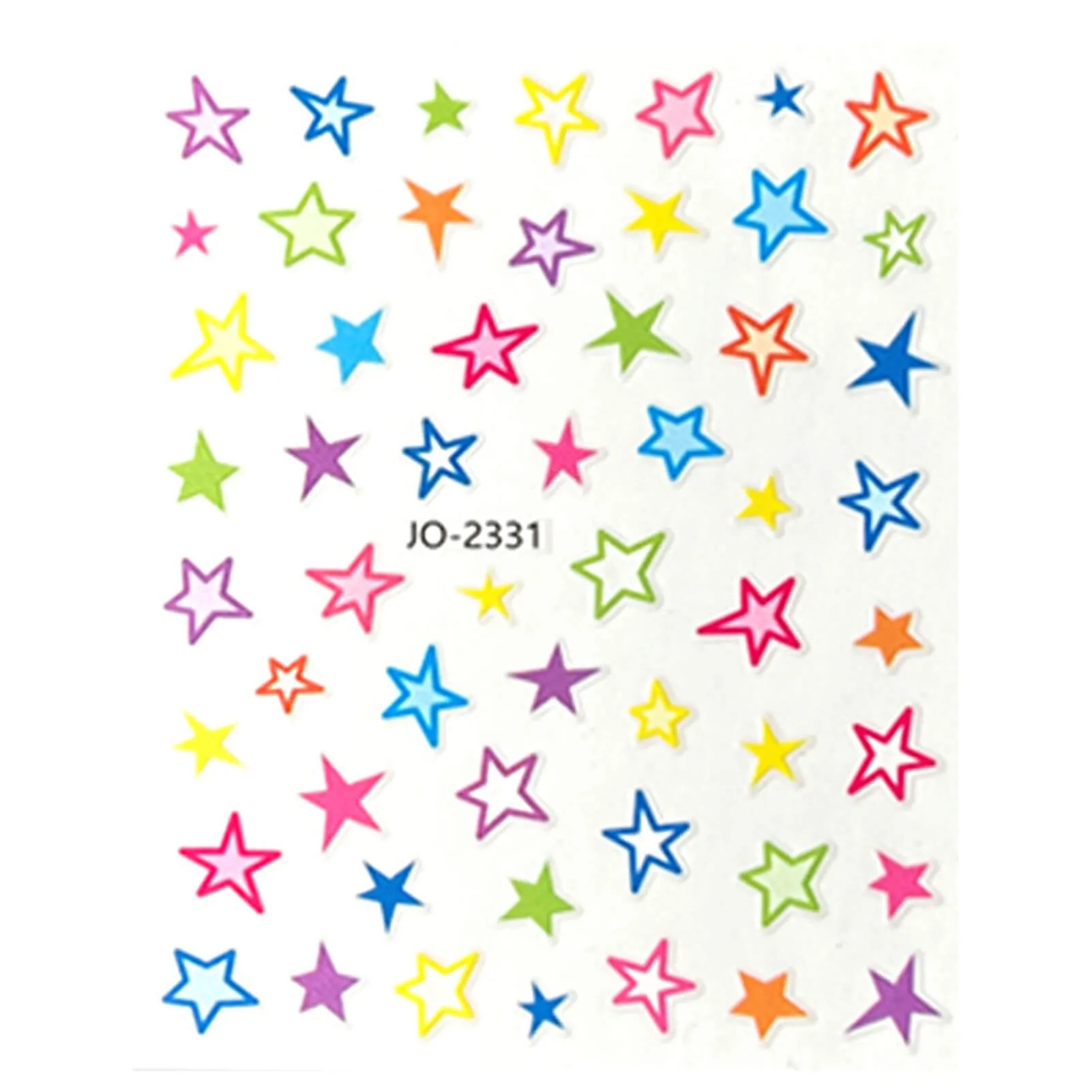 Nail Stickers-Colorful Star