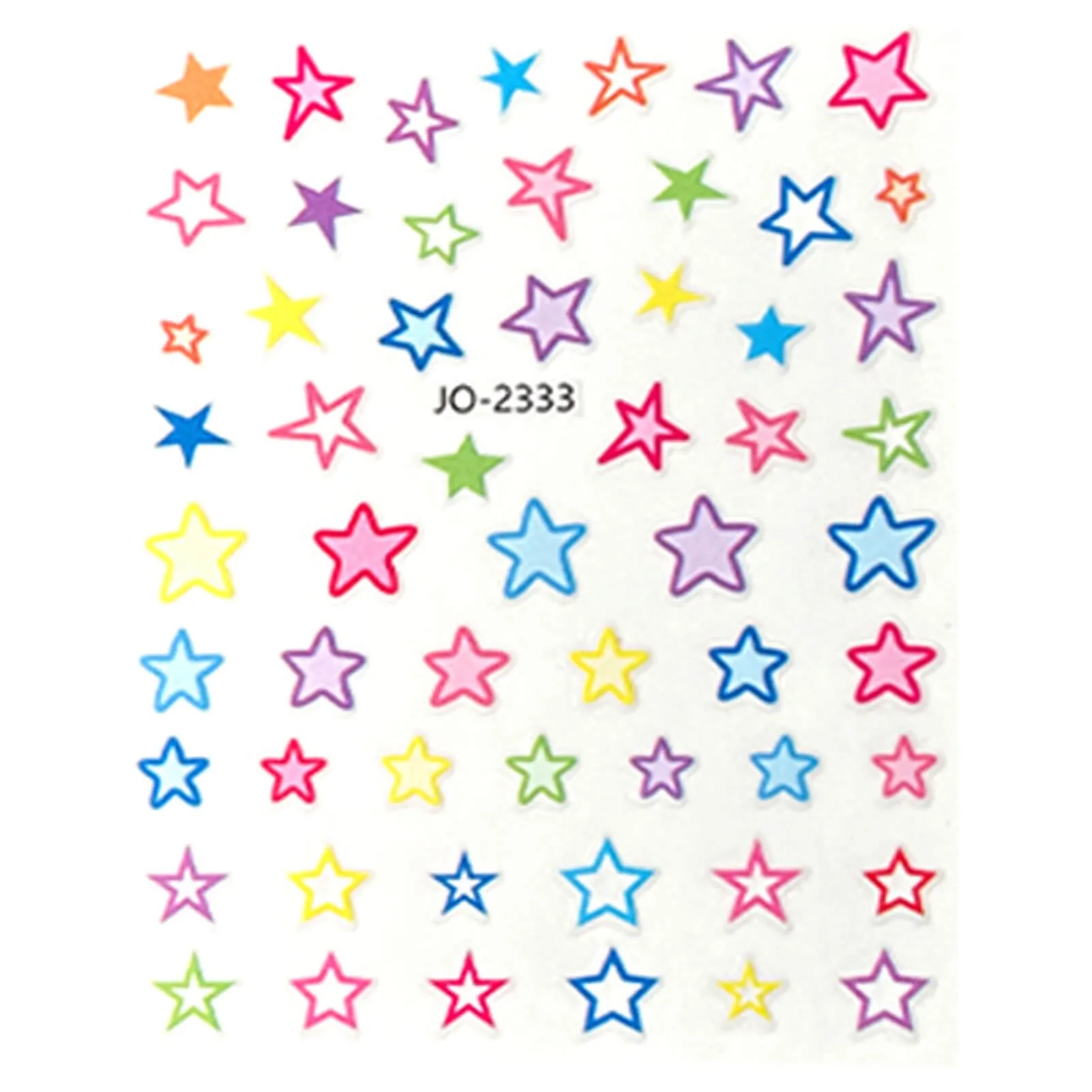 Nail Stickers-Colorful Star