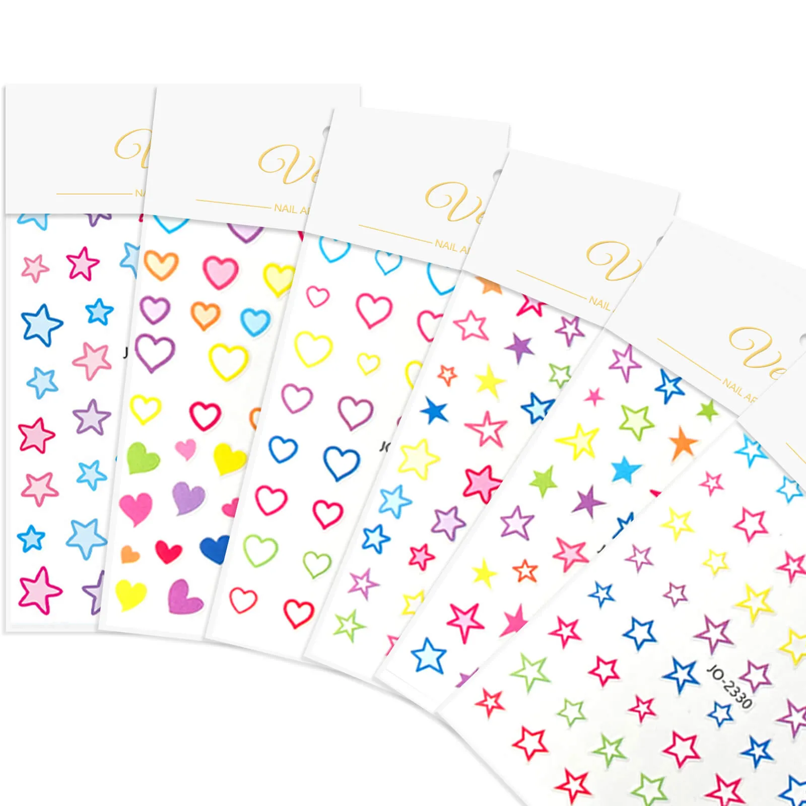 Nail Stickers-Colorful Star