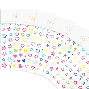 Nail Stickers-Colorful Star