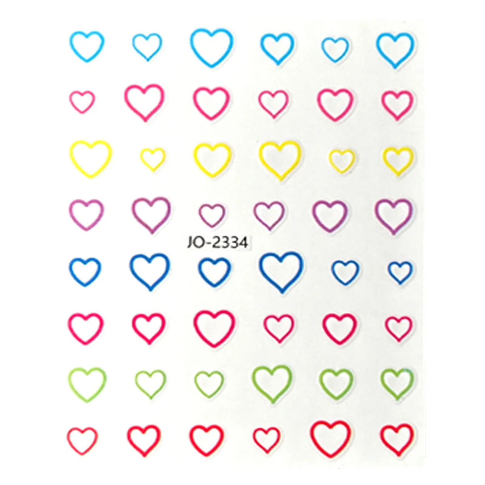 Nail Stickers-Colorful Star