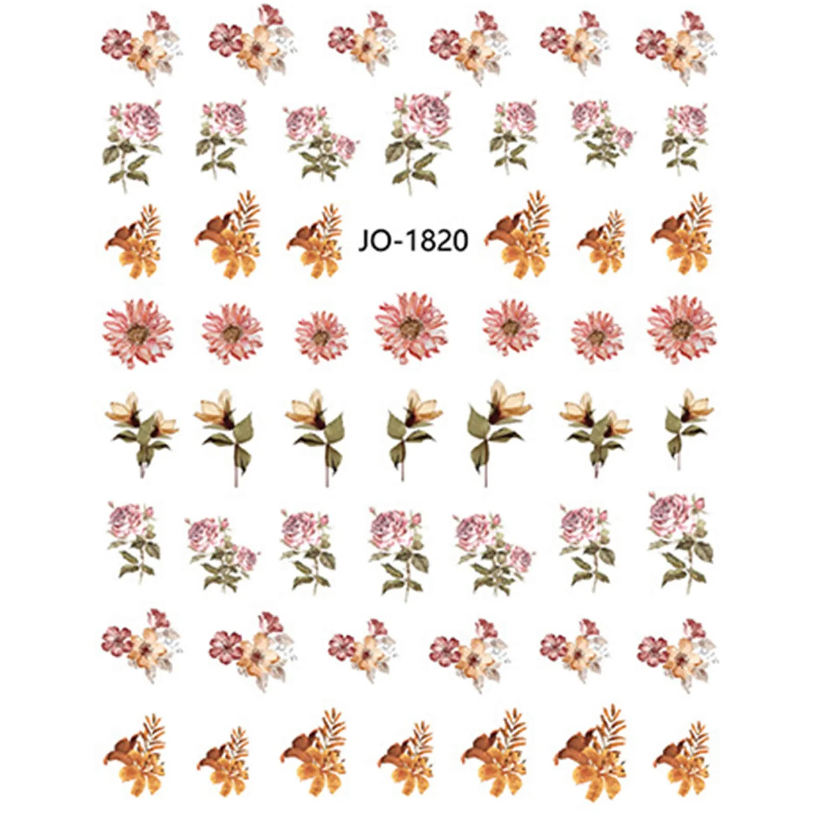 Nail Stickers-Dried Flower