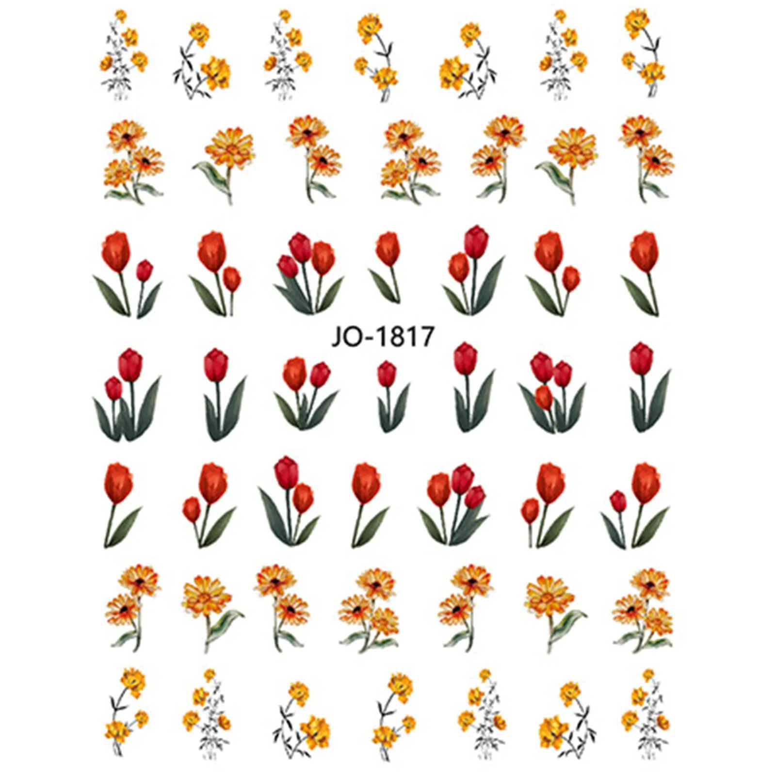 Nail Stickers-Dried Flower