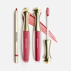 Of Red All Day Lip Kit Matte   Metallic -3pce