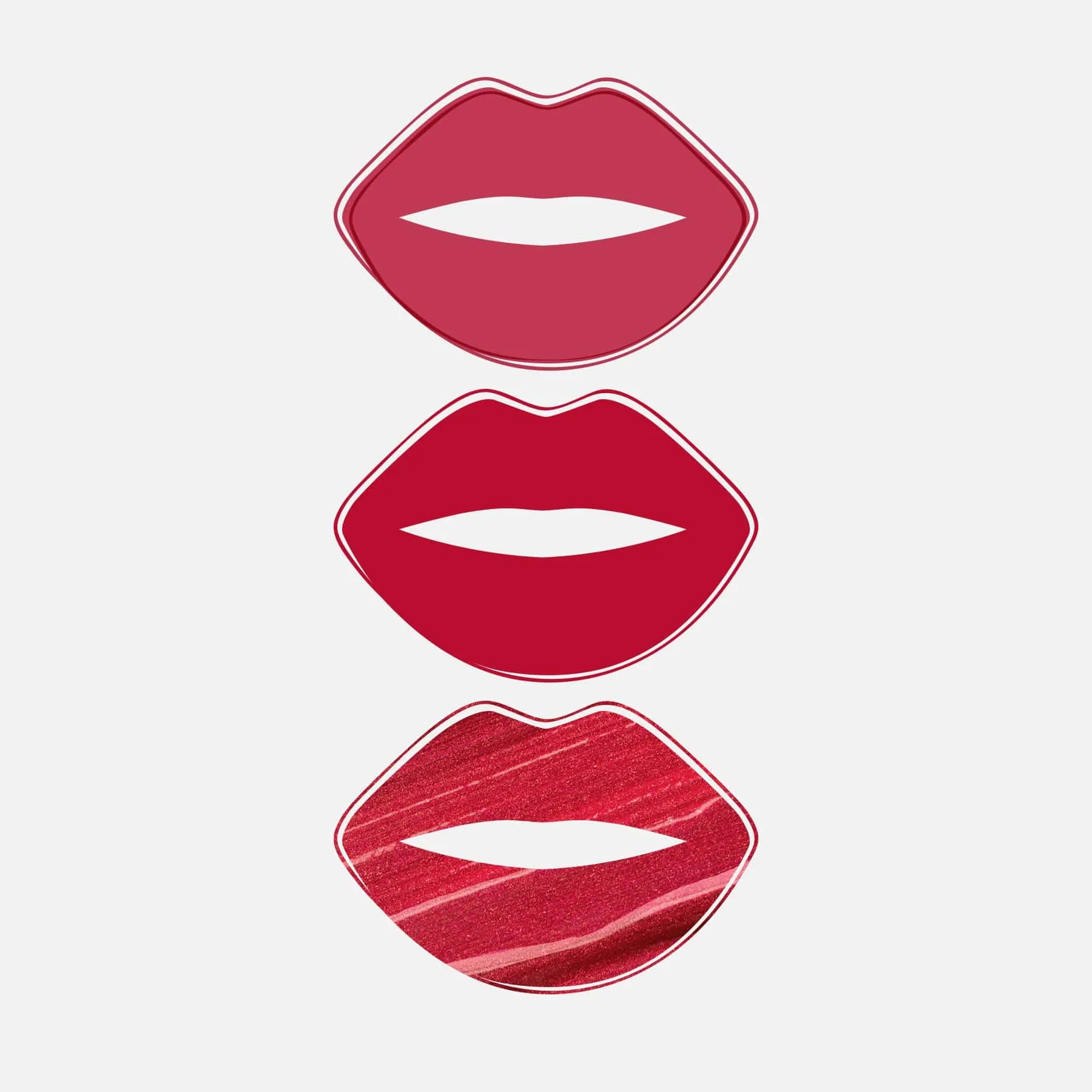 Of Red All Day Lip Kit Matte   Metallic -3pce