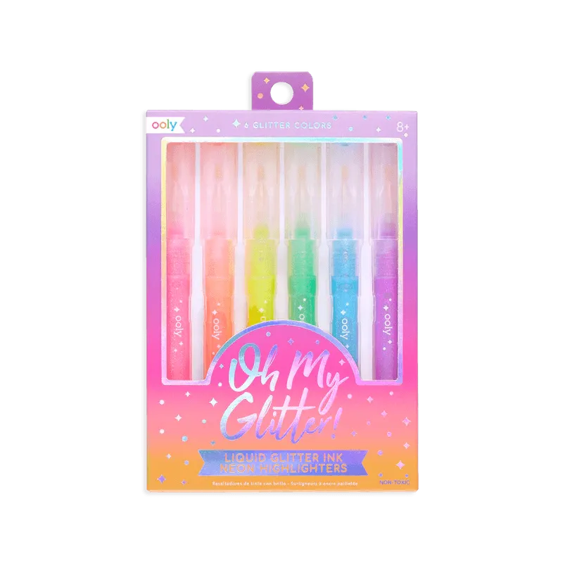 Oh My Glitter! Highlighters - Set of 6