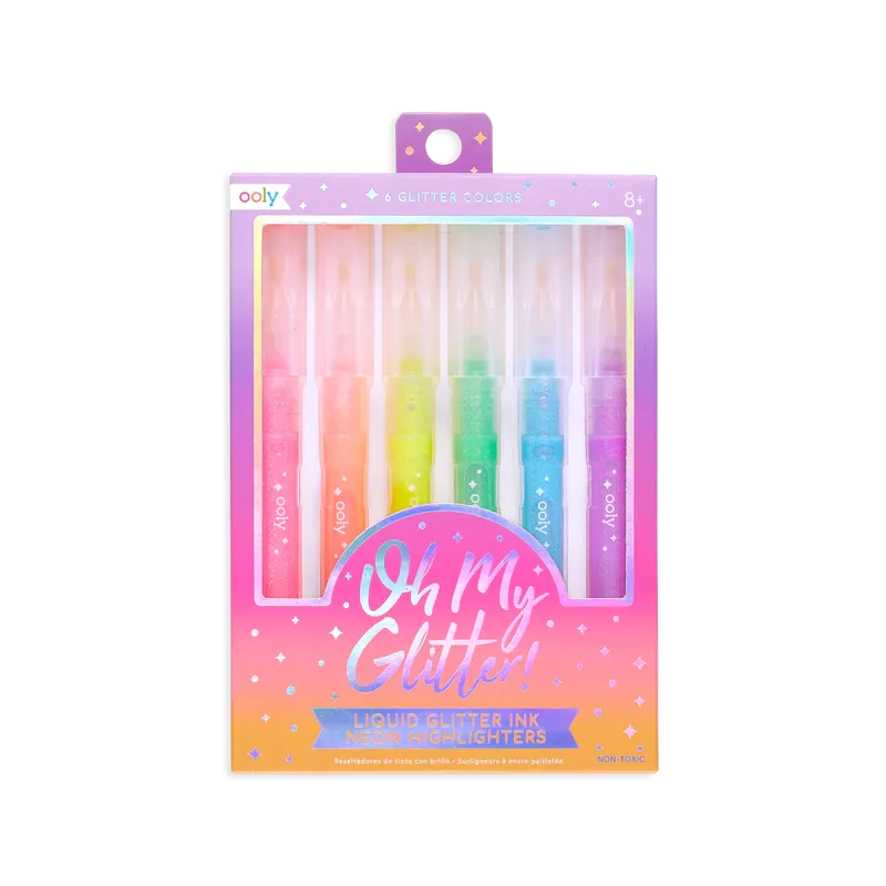 Oh My Glitter! Liquid Neon Highlighters