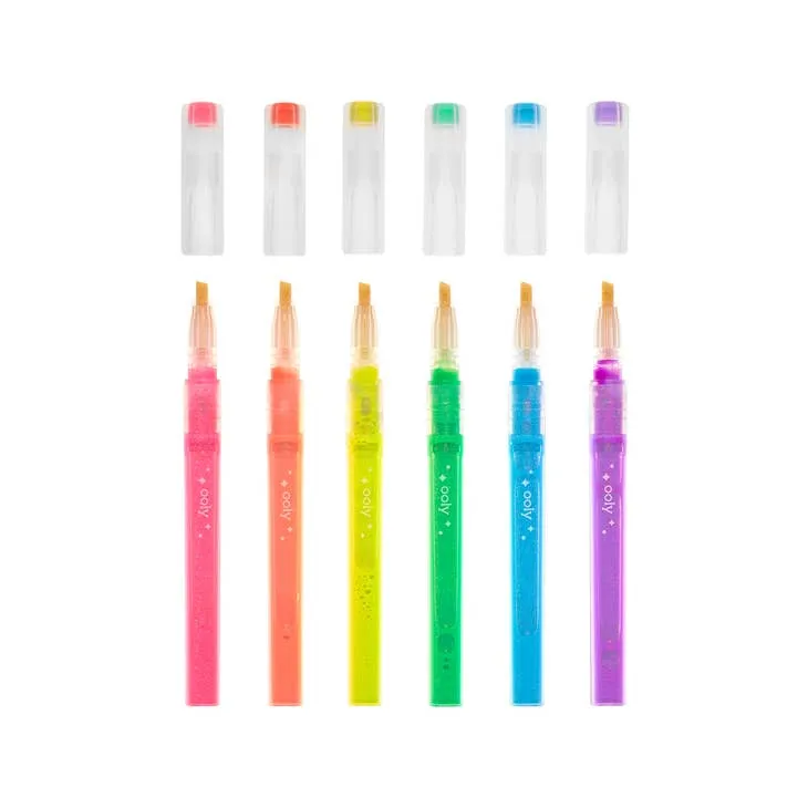 Oh My Glitter! Neon Highlighters - Set of 6 S2121