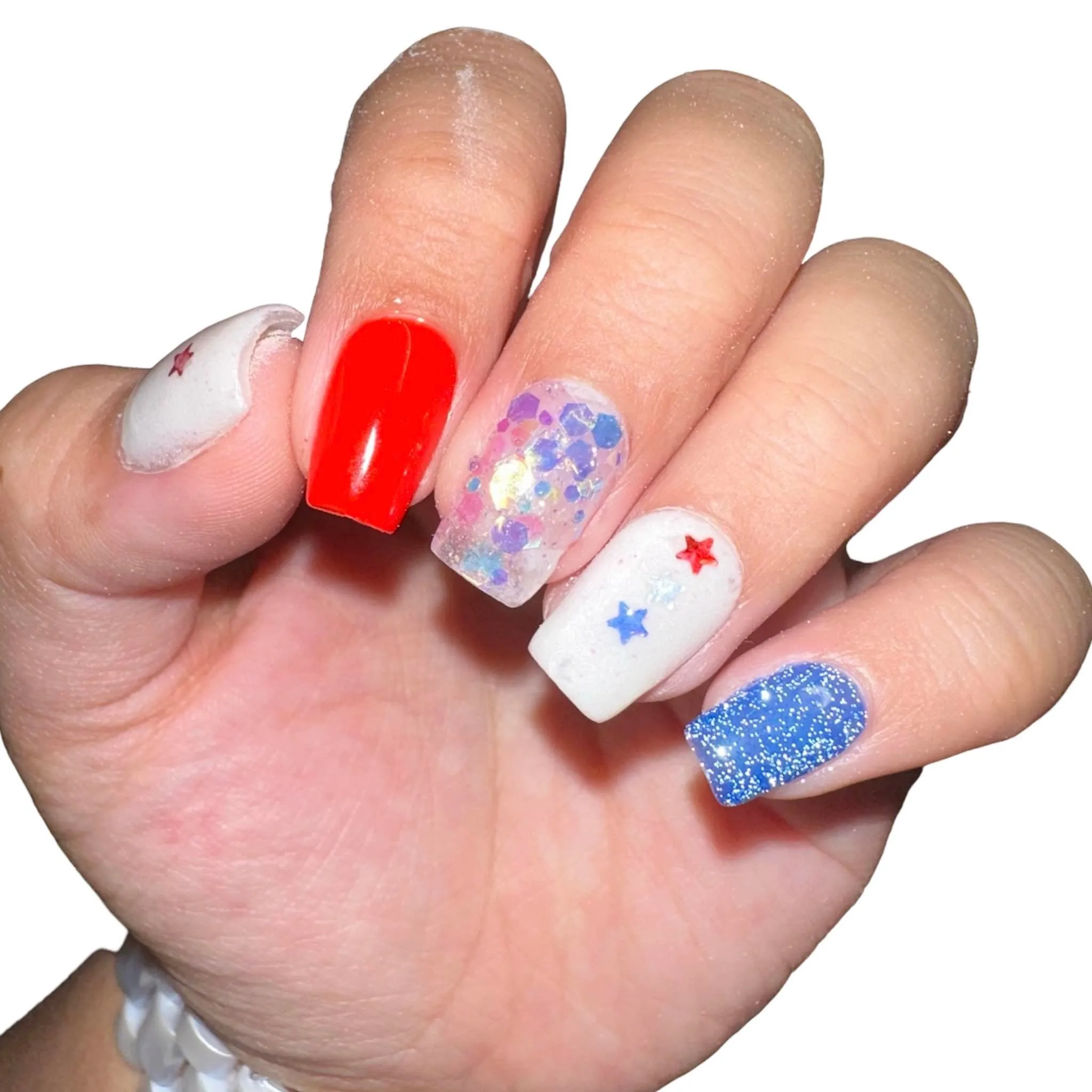 Patriot Glow- Glitter Dip Powder