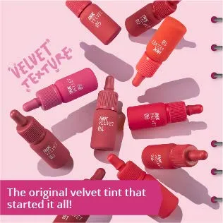 Peripera Ink the Velvet Liquid Lip | High Pigment Color, Longwear, Weightless, Not Animal Tested, Gluten-Free, Paraben-Free | Heart Fuchsia Pink (#16), 0.14 fl oz