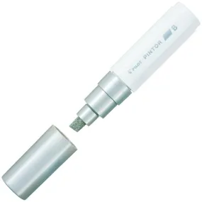 Pilot Pintor Paint Marker Broad Chisel Tip 8.0Mm Silver