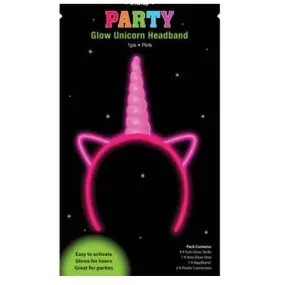 Pink Glow Unicorn Headband