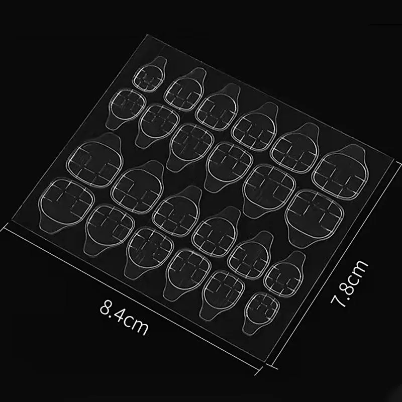 Press On Nail Sticker Tabs (Bag 24pcs)
