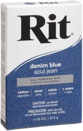 Rit Dye Powder - Denim Blue