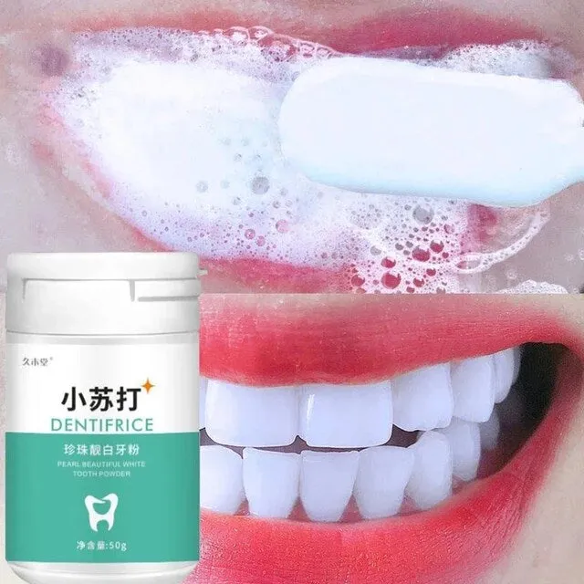 Teeth Cleaning Powder for Removing Smoke Stains, Coffee, Tea, Fresh, Bad Breath, Oral Hygiene, Dental Care