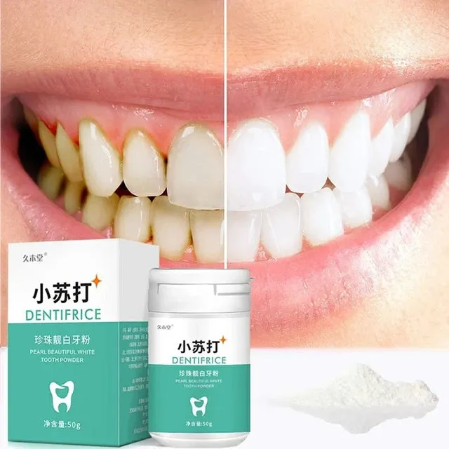 Teeth Cleaning Powder for Removing Smoke Stains, Coffee, Tea, Fresh, Bad Breath, Oral Hygiene, Dental Care